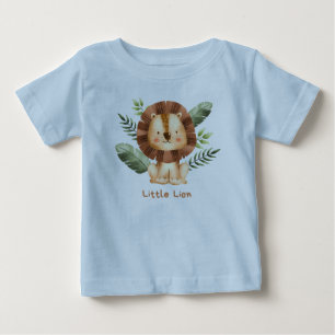 Little Lion Baby T - Shirt: Adorable Brown Lion De T-shirt