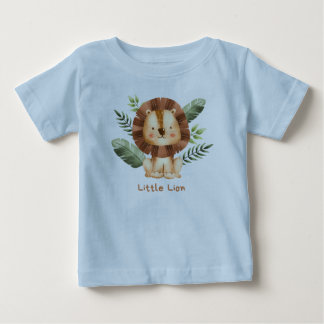 Little Lion Baby T - Shirt: Adorable Brown Lion De T-shirt