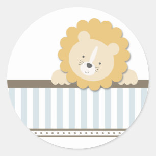 Little Lion {Blue}   Aufkleber
