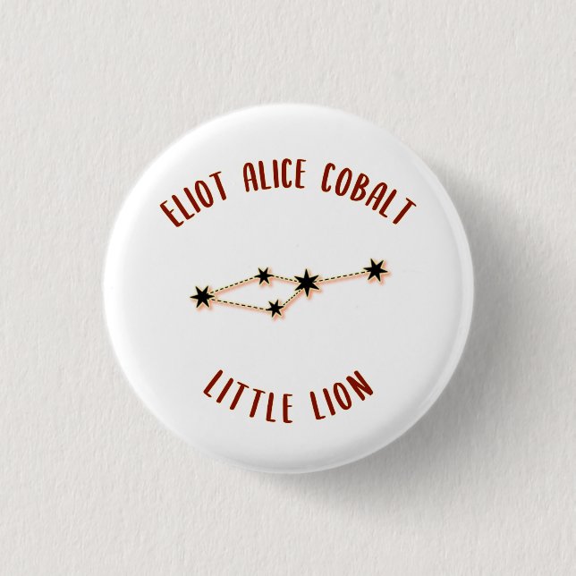 Little Lion Button (Vorderseite)