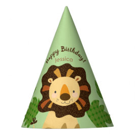 Little Lion Individuelle Name Birthday Party Partyhütchen