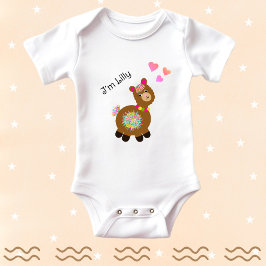 Little Llama Baby Strampler