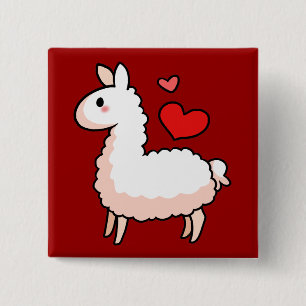 Little Llama Button