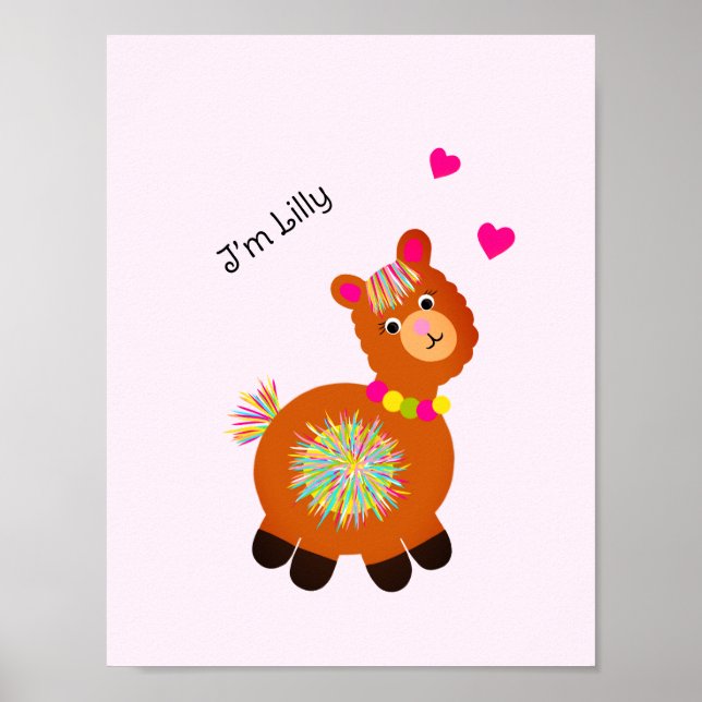 Little Llama Poster (Vorne)