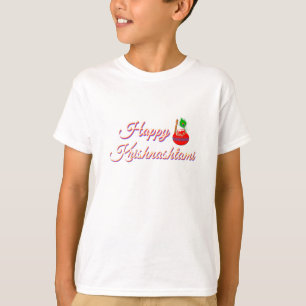 Little Lord Krishna Janmashtami Laddu Gopal T-Shirt