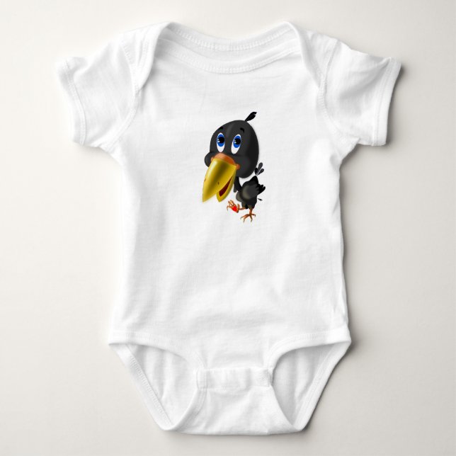 Little Love Bird Baby Bodysuit Baby Strampler (Vorderseite)