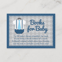 Little Man Baby Shower Book Request