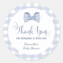 Little Man Blue Bogen Krawatte Babydusche