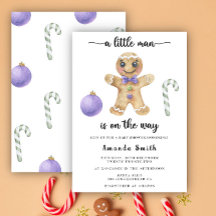 Little Man Gingerbread Mann Weihnachtsdusche