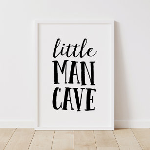 Little Man Höhle Woodland Kinderzimmer Poster