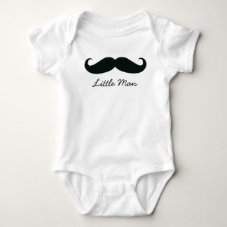 Little Man Mustache Säugling Strampler, White Baby Strampler