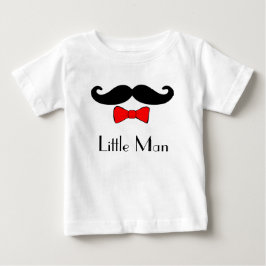 Little Man Mustache und Red Bowtie Baby T-shirt