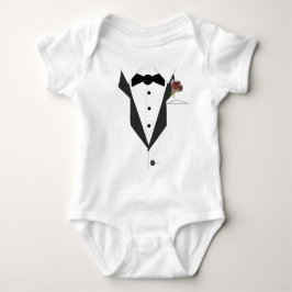Little Man Tuxedo Baby Strampler