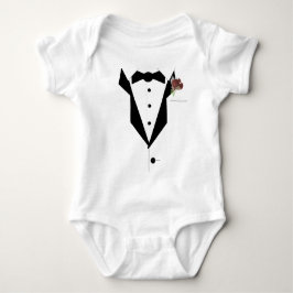 Little Man Tuxedo Baby Strampler