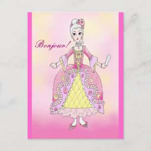 Little Marie Antoinette Postcard Postkarte