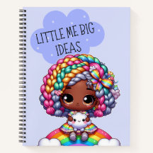 Little Me Big Ideas - Niedlicher Chibi Girl Blue