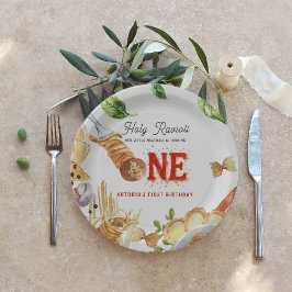 Little Meatball | Holy Ravioli First Birthday Pappteller