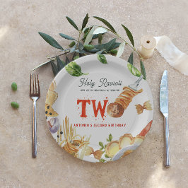 Little Meatball | Holy Ravioli Second Birthday Pappteller