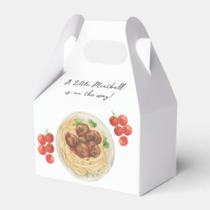Little Meatball ist auf dem Weg Baby-Party Geschenkschachtel