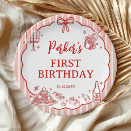 Little Meatball Italian Pasta Birthday Party Pappteller