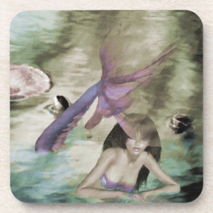 Little Mermaid Cork Coaster Getränkeuntersetzer