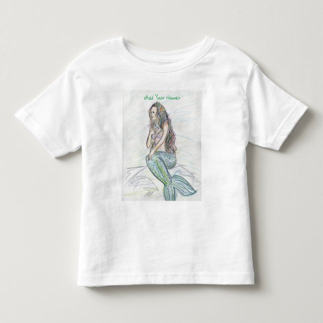 Little Mermaid Fairytales Fantasy Art T - Shirt (Vorderseite)