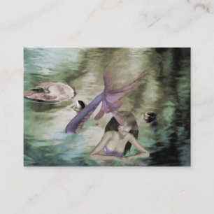 Little Mermaid Mini Print Visitenkarte