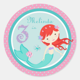 Little Mermaid Sticker Auburn 3