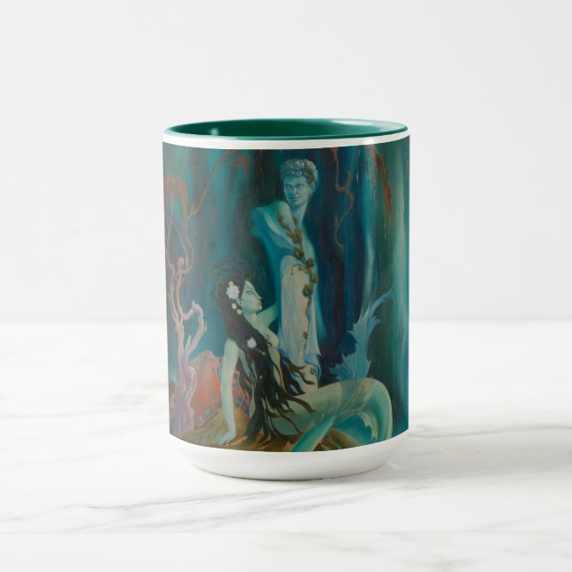 Little Mermaid Vintag Märchencoffee Tasse (Zentrum)