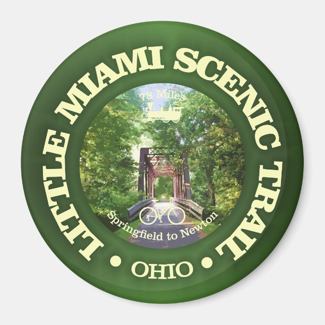 Little Miami Landschaftlich Trail (Velo c) Magnet (Vorne)