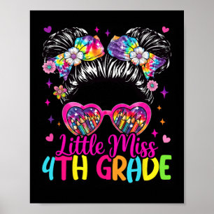 Little Miss 4. Klasse Unordentlicher Dutt Erster S Poster