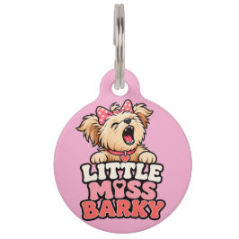 Little Miss Barky Hundeanhänger Haustiermarke