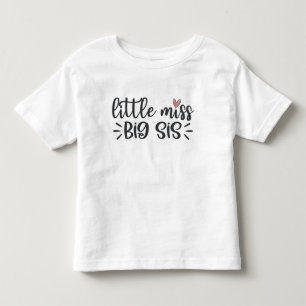 Little Miss Big Sis Kleinkind T-shirt