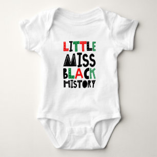 Little Miss Black History Month Baby Strampler