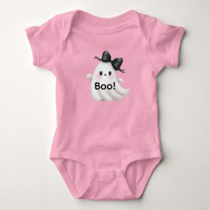 Little Miss Boo Baby Strampler