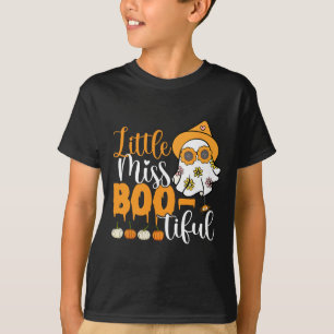 Little Miss Boo schön Niedlich Boo Ghost Halloween T-Shirt
