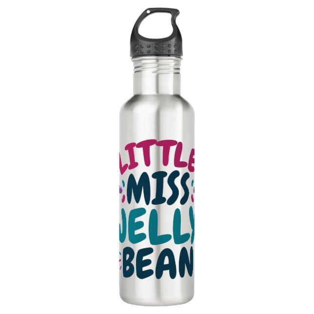 Little Miss Jelly Bean Oaster Candy Nickname Edelstahlflasche (Vorderseite)