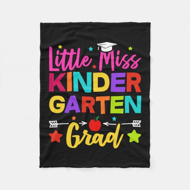 Little Miss Kindergarten Fleecedecke (Vorderseite)