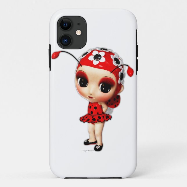 Little Miss Ladybug iPhone 5 Coque (Dos)