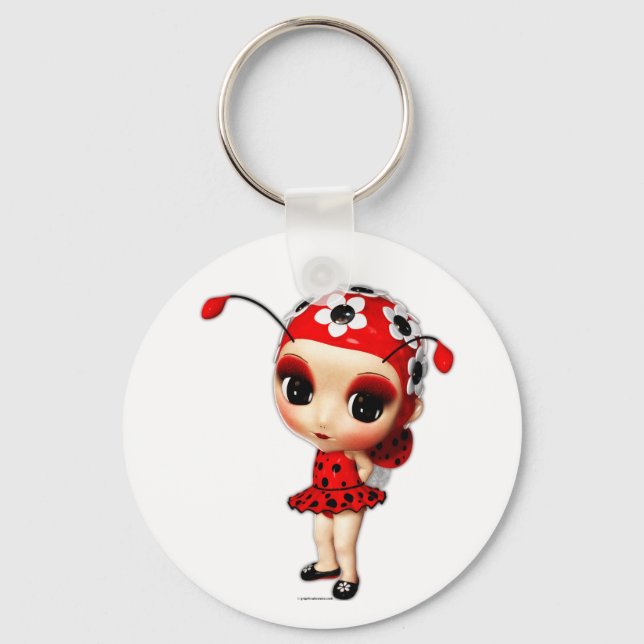 Little Miss Ladybug Schlüsselanhänger (Vorderseite)