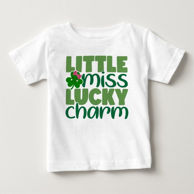 Little Miss Lucky Charm Baby T-shirt (Vorderseite)