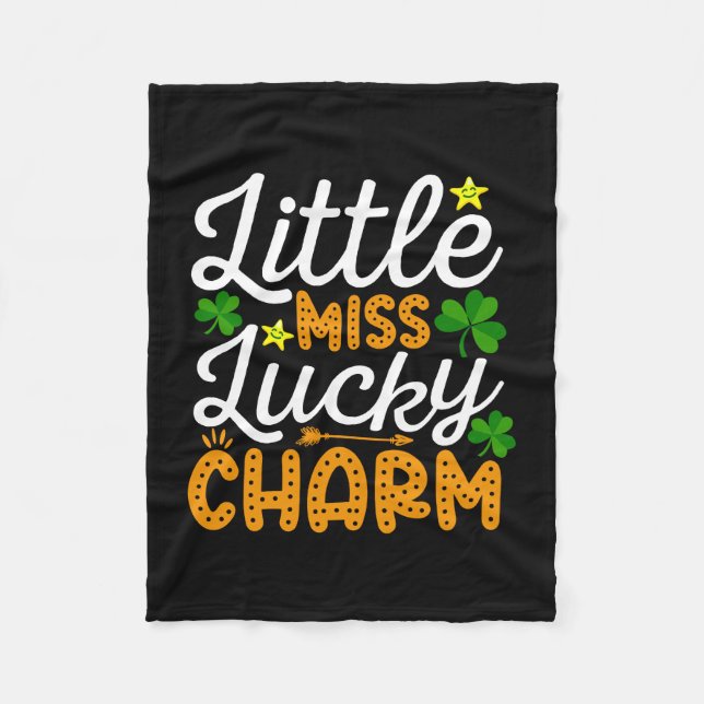 Little Miss Lucky Charm Fleecedecke (Vorderseite)