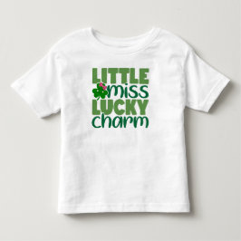 Little Miss Lucky Charm Kleinkind T-shirt