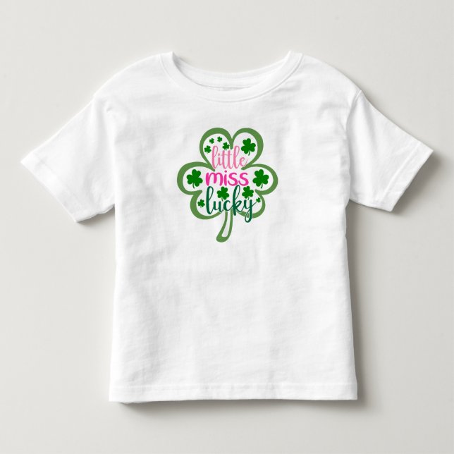 Little Miss Lucky Kleinkind T-shirt (Vorderseite)