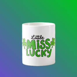 Little Miss Lucky - Süßes Kleeblatt Kaffeetasse