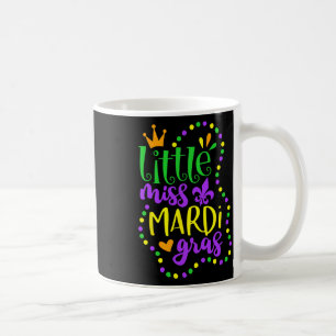 Little Miss Mardi Gras Kids Karneval Bekleidungsmä Kaffeetasse