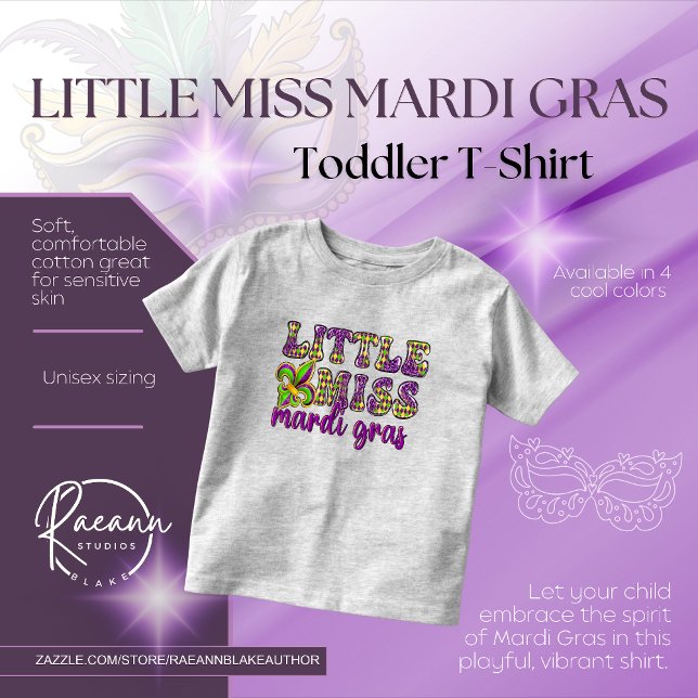Little Miss Mardi Gras Kleinkind/Baby T - Shirt (Von Creator hochgeladen)