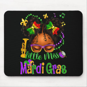 Little Miss Mardi Gras Schleifen Mädchen Kinder Ne Mousepad