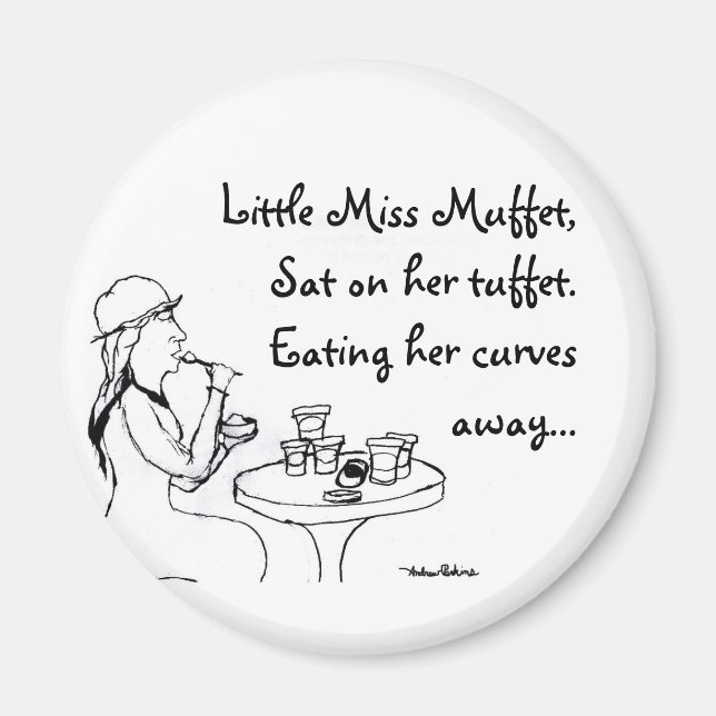 Little Miss Muffet Magnet (Vorne)