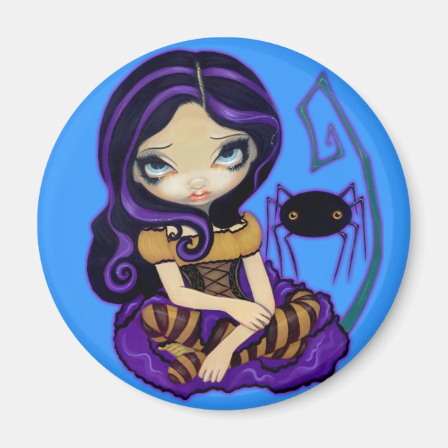 "Little Miss Muffet" Magnet (Vorne)
